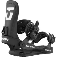 Union - All-Mountain-Freestyle-Snowboardbindungen &ndash; Kinder &ndash; Cadet Pro - Cadet Pro Black - Kindergröße M - schwarz