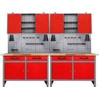Ondis24 Werkstatt-Set "Werner" 240 cm, mit LED