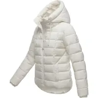 MARIKOO Damen Steppjacke Tayenaa mit Kapuze & warmem Fleecefutter
