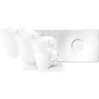 Villeroy & Boch NewWave Kaffeetassen mit Untertassen