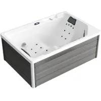TroniTechnik GALERA, 190x130 cm Whirlpool für draußen, Farblichtsystem, Heizfunktion, Sanitäracryl und Hydromassage