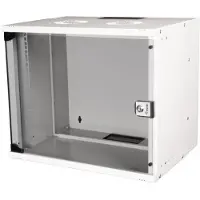 Equip Wandgehäuse 19" 09U 540x400mm Glastür grau