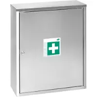 WERO Verbandschrank Maxi V2A 400 mit DIN 13157 Allround Plus, detektierbar 1 St