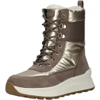 Geox Schnürstiefelette "Stiefelette Leder/Textil"
