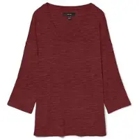 Vero Moda Vmbrianna 3/4 V-Neck Blouse Boo