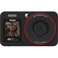 Rollei Compactline 12030, 64 MP, 9248 x 6936 Pixel, 1/3.2", 4K Ultra HD, 115 g, Schwarz