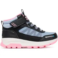 SKECHERS Storm Blazer - Artic Mass Mädchen Wasserdichte Winterstiefelette Schwarz/Blau (Black/Light Pink), 303493L-BKLP