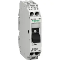 Schneider Electric GB2CD05 Leistungsschalter TeSys für Steuerstromkreise, GB2-CD, 0,5A, 1p+N, 1d - 6 Stück