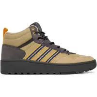 Adidas Hoops 4.0 Mid Winterized Sneaker Boot Stiefel oliv/beige/grau JR6704, Schuhgröße:42 EU