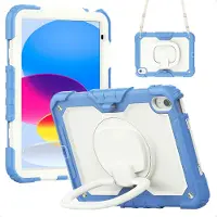 IMoshion Rugged Kindersicher Schutzhülle für das Apple iPad 11 (2025) 11 Zoll A16 / iPad 10 (2022) 10.9 Zoll - Blau
