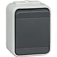 ELSO Schneider Electric Universalschalter 451609 10A AquaTop licht/basaltgrau