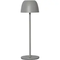 Star Trading 803-17, Grau, Schlafzimmer, Kinderzimmer, Tisch/Bank, Homeoffice, Wohnzimmer, Weiß, IP54, SMD-LED-Modul, 1 Glühbirne(n)