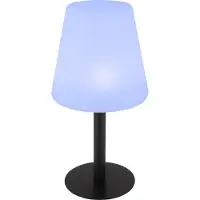 Globo Solarleuchte LED Solarleuchte 8-fach 0,1W Warmweiss IP44 Schwarz Matt, Metall Ø15cm 33894