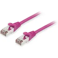 Equip Cat.6A S/FTP Patchkabel, 7.5m, Violett, 7,5 m, Cat6a, S/FTP (S-STP), RJ-45, RJ-45, Violett