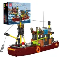 Playfun Großhandel GmbH - Ware Mould K. Angelboot Bau-Set, 403 Teile