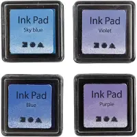 Creativ Company Stempelkissen Ink Pad Blau, Lila