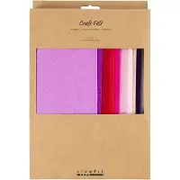 Creativ Company CC Hobby Filz A4 Lila und Rosa Harmonie