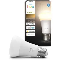 Philips White A60 – Smarte Lampe E27 – 1100 lm, Intelligentes Leuchtmittel, Bluetooth/Zigbee, Weiß, LED, E27, A19