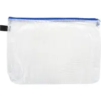 Crevide Verschlussbeutel B240xL340mm m.Reißverschluss blau