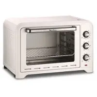 Moulinex OX484100, 39 l, Silber, Weiß, Freistehend, Drehregler, Weiß