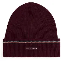 Tommy Hilfiger TH RWB Beanie Deep Burgundy