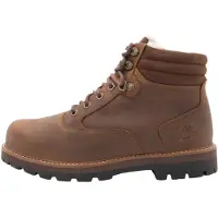 Timberland für Herren. TB0A6CFXEM41 Britton Road braune Lederstiefel (40), Wohnung, Schnürsenkel, Lässig, Draußen