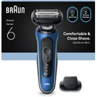 Braun - Series 6 Electric Shaver +1 Attachment - Blue