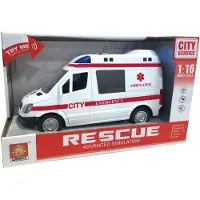 Techwo Ambulance toy with lights and sounds