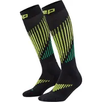 Cep Ski Touring Merino Socks Tall 3.0 Herren Skisocken black/lime IV