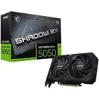 MSI GeForce RTX 5050 8G SHADOW 2X OC, GeForce RTX 5050, 8 GB, GDDR6, 128 Bit, 7680 x 4320 Pixel, PCI Express 5.0