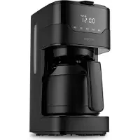 Medion MD18458sm Kaffeemaschine mit Thermoskanne schwarz