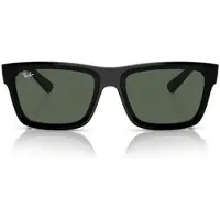 Ray-Ban RB 4396 WARREN Unisex-Sonnenbrille Vollrand Quadratisch Acetat Spritzguss-Gestell, schwarz