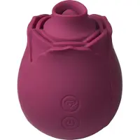 Skins Rose Flutterz - wiederaufladbarer Klitorisstimulator (lila)