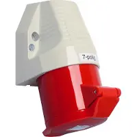 Walther Werke Wandsteckdose 16A 7P 400V 6h IP44