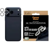 Apple Hoops Optic Rings Kameraschutz für das Apple iPhone 17 Pro / 17 Pro Max - Glitter Silver