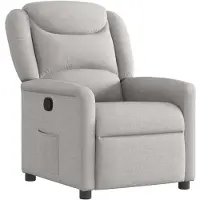 vidaXL Relaxsessel Wolkengrau Stoff