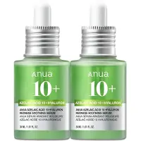 ANUA 10% Acelaic Acid Hyaluron Redness Soothing Gesichtsserum 2x30 ml Serum