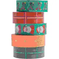 Sonstige Verlage Tape Set Weihnachtsmarkt, NeonMIX, 5 Stk.