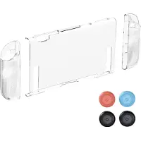 Syntech Transparente TPU-Hülle mit rutschfestem Griff für Nintendo Switch 2
