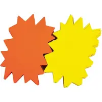 Agipa Symbol-Etiketten "Pfeil", gelb/orange, 160 x 240 mm