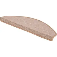 Andiamo Stufenmatte "Bob, Made in Poland", halbrund, 4,5 mm Höhe, melierte Schlinge, selbstklebend, Set mit 2 Stück oder 15 Stück