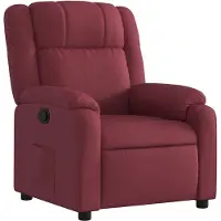 vidaXL Relaxsessel Weinrot Stoff