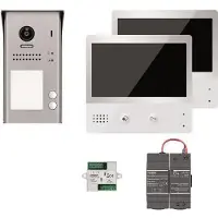 Indexa Video-Türsprech- VT200 SET AW2 anlage-Set AP 2-m.Komfort-Monitore 2838