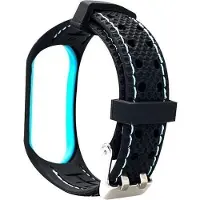 Beline pasek Sport Mi Band 7 czarno-niebieski black/blue