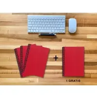 E & Z-Verlag A 5 Notizbuch - Set 3+1 gratis Luxury 80 Seiten ROT JUPITER GLITTER-OPTIK kariert 7x7mm / / Bei Hugendubel