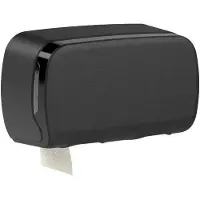 SemyTop Semy Top Toilettenpapierspender für 2 Rollen, matt ST-88565 , Farbe: schwarz matt