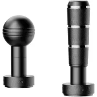 Moza Racing RS079, Rennsport-Schalthebel-Add-on, Schwarz, Aluminium, Mikrofaserleder, 1000 Hz, 12 Nm, 157 mm