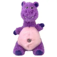 Kong - Knots Belly Hippo - Purple - M/L 28x16x13CM