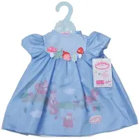 Baby Annabell Kleid blau Eichhörnchen 43cm