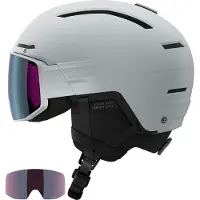 Salomon Driver Prime Sigma Plus, Skihelm mit Visier, hellblau